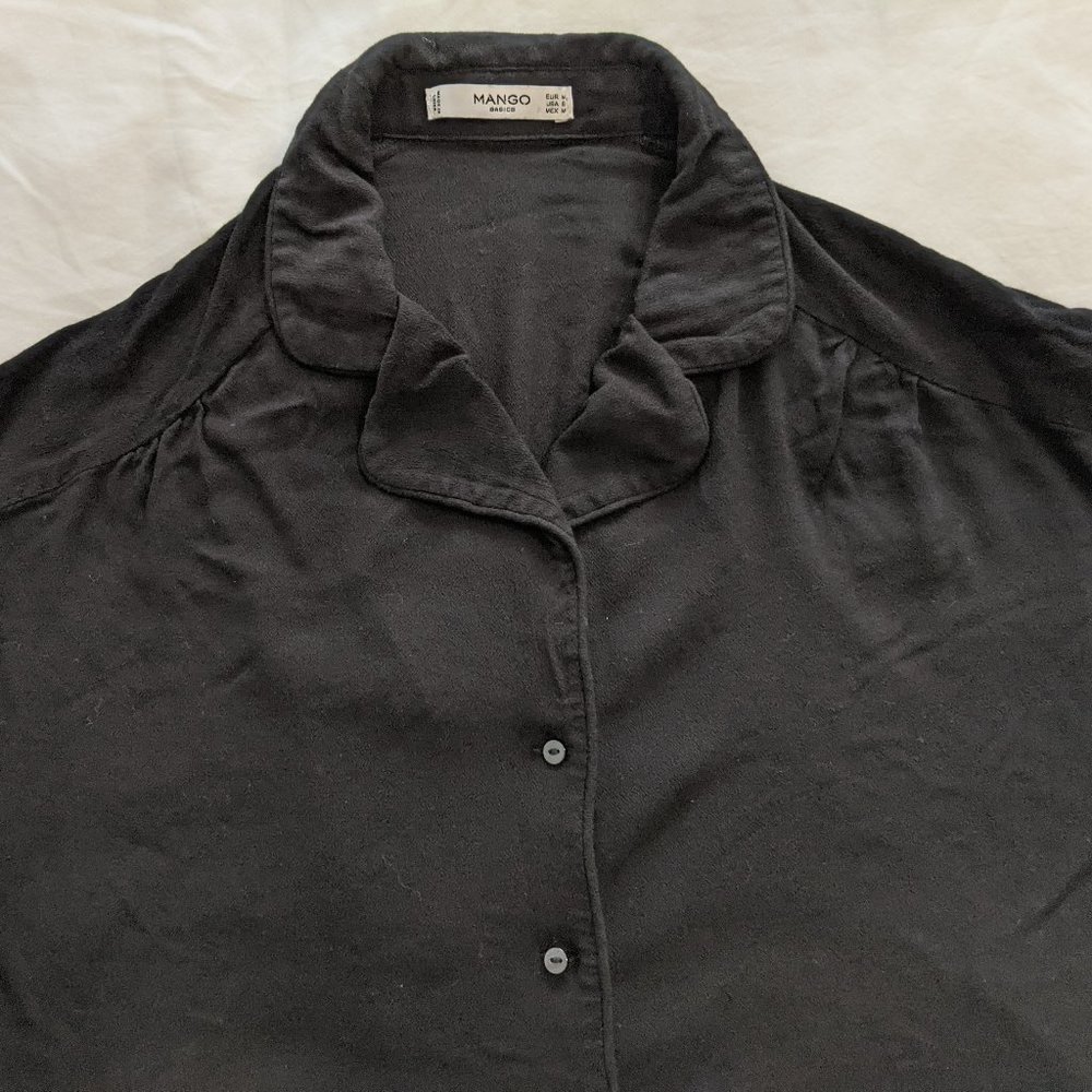 Mango Basics Sleeveless Button Down - image 3